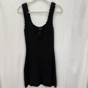 Black knit dress from wild